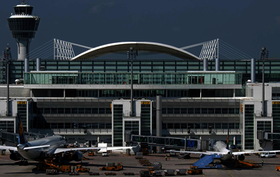 Terminal 2 des Franz-Josef- Strauß- Flughafens in München