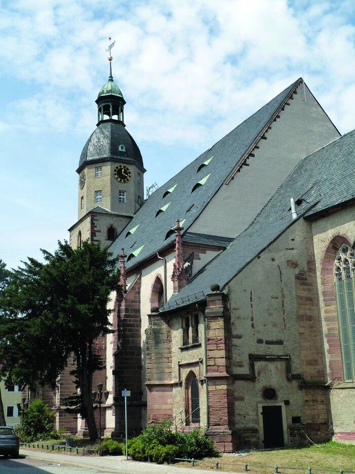 Abb. 1: Zustand der Sankt-Nikolai-Kirche in Schmölln, 2019