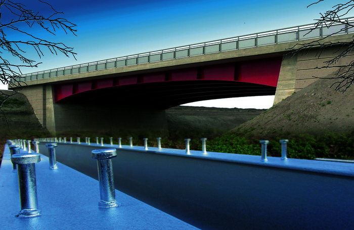 Forschungsprojekt zeigt Wirtschaftlichkeit von feuerverzinkten Stahl-Verbund-Brücken auf.