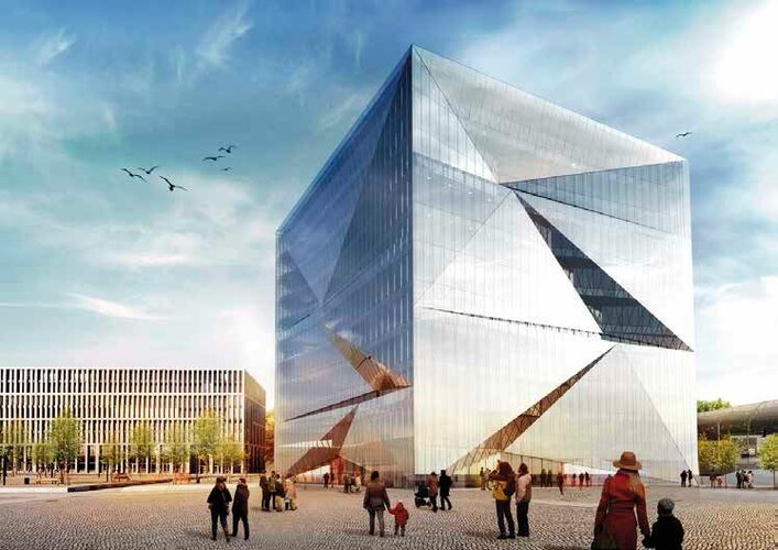 Als „Smart Commercial Building“ zeigt „cube berlin“ wie Bürogebäude mithilfe künstlicher Intelligenz denken lernen.