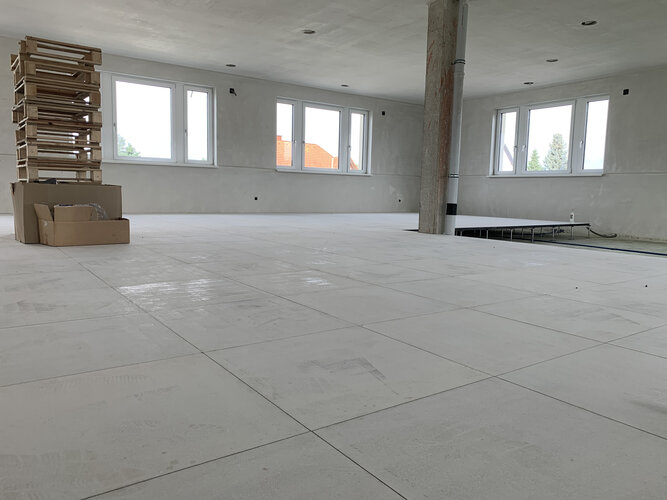 Die aufbereiteten Bodenplatten kamen bereits in verschiedenen Bauvorhaben zum Einsatz –beispielsweise beim Projekt Mally in der Steiermark.