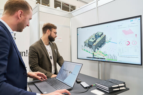 digitalBAU 2024 mit Fokus auf Leitthemen digitale Baustelle, vernetzte Stadt, zirkuläres Bauen und Konnektivität