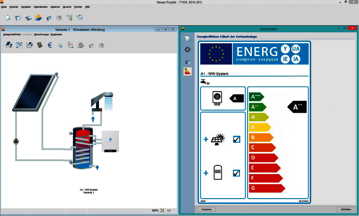 Valentin Software hat seine Simulationssoftware für thermische Solaranlagen T*SOL den aktuellen Förderrichtlinien entsprechend angepasst.