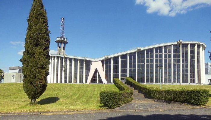 Nicht weniger als eine Sensation: Die Sendehalle des „Centre émetteur de radio-télévision Europe no 1“ in Berus gehört seit September 2021 zu den Historischen Wahrzeichen der Ingenieurbaukunst in Deutschland.