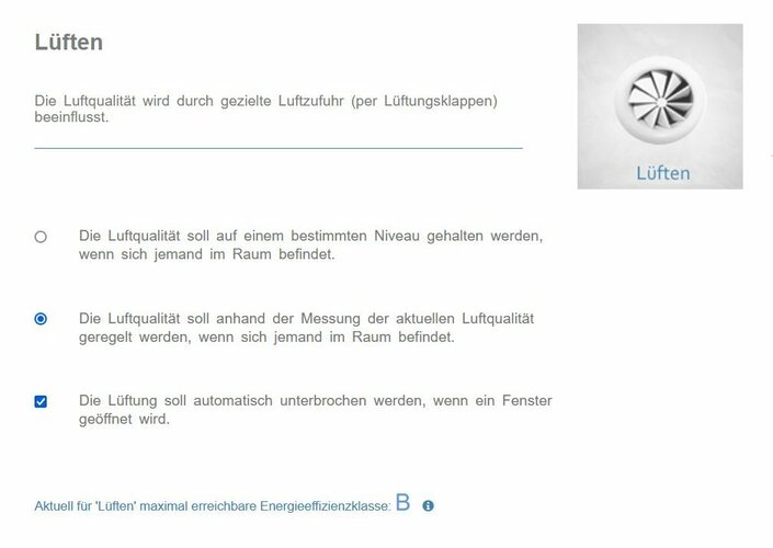 Auszug aus dem Dialog zwischen dem Konfigurator www.AUTERAS.de und dem Nutzer