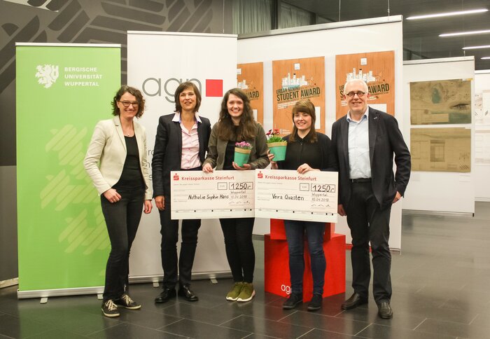 Die Preisträger des Urban Mining Student Award Achitektur