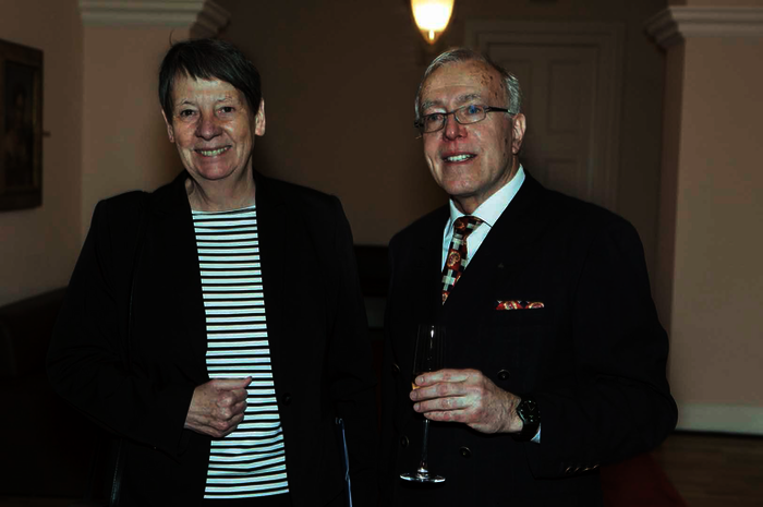 Die scheidende Bundesbauministerin Dr. Barbara Hendricks und Hans-Ullrich Kammeyer, Präsident der Bundesingenieurkammer
