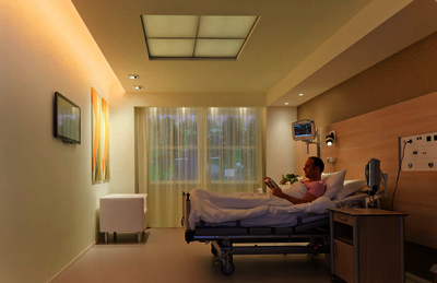 Wird die Beleuchtung im Gesundheitswesen nach Human Centric Lighting ausgerichtet, kann dies die Genesung der Patienten fördern. 