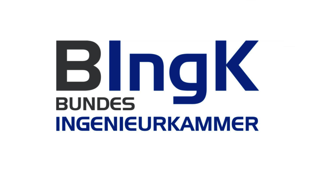Logo der Bundesingenieurkammer mit Großbuchstaben BIngK
