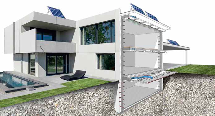 Raumklimadecken bieten neue Möglichkeiten für die wohngesunde und kostensparende Kühlung von Gebäuden – vom Einfamilienhaus bis zum Gewerbeobjekt.