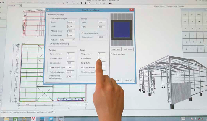 CADDER-Stahlbau – Smartes 3D-Hochbau-Elemente-CAD