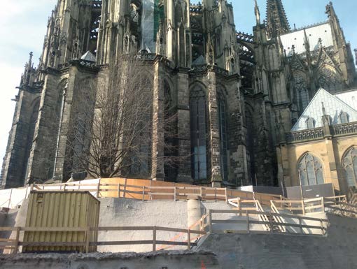 Umgestaltung der östlichen Domumgebung in Köln.