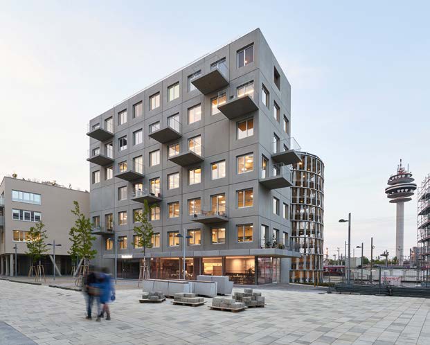 Der „Stadtelefant“, Bürositz des Wiener Architekturbüros Franz&Sue. Das Quartiershaus ist Bürogebäude und Architektur-Cluster in einem.