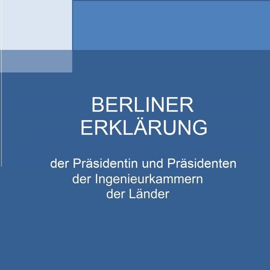 Deckblatt Berliner Erklärung