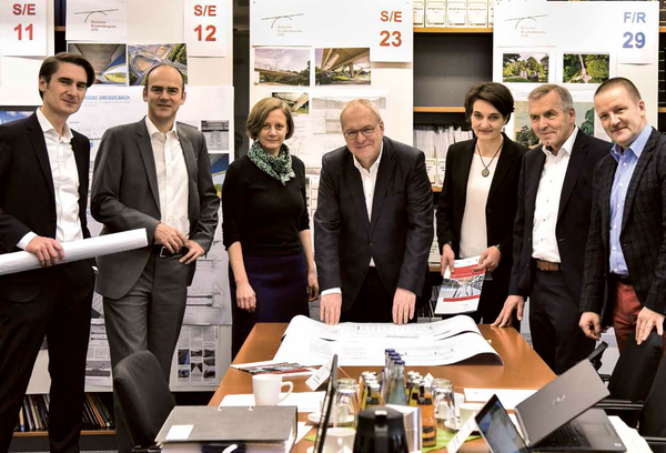 Hatten keine leichte Aufgabe: die Jury des Deutschen Brückenbaupreises bei der Entscheidungsfindung. 