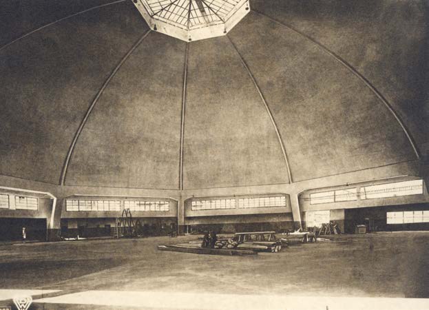 Großmarkthalle Basel (1929) Innenansicht