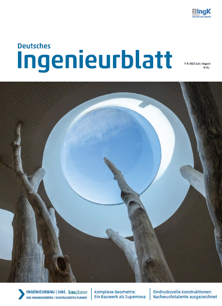 Cover Deutsches Ingenieurblatt Ausgabe 7-8/2021