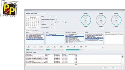 Screenshot des Software Programms 