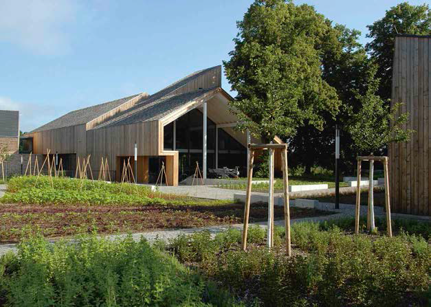 In immer mehr Naturparks wird beim Bau auf Nachhaltigkeit geachtet. Ein Beispiel ist das Barnim Panorama, ein Besucherzentrum im Naturpark Barnim.